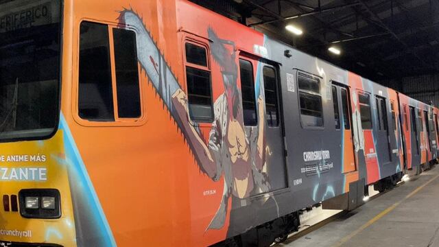 Vagones de Chainsaw Man en Guadalajara y Monterrey