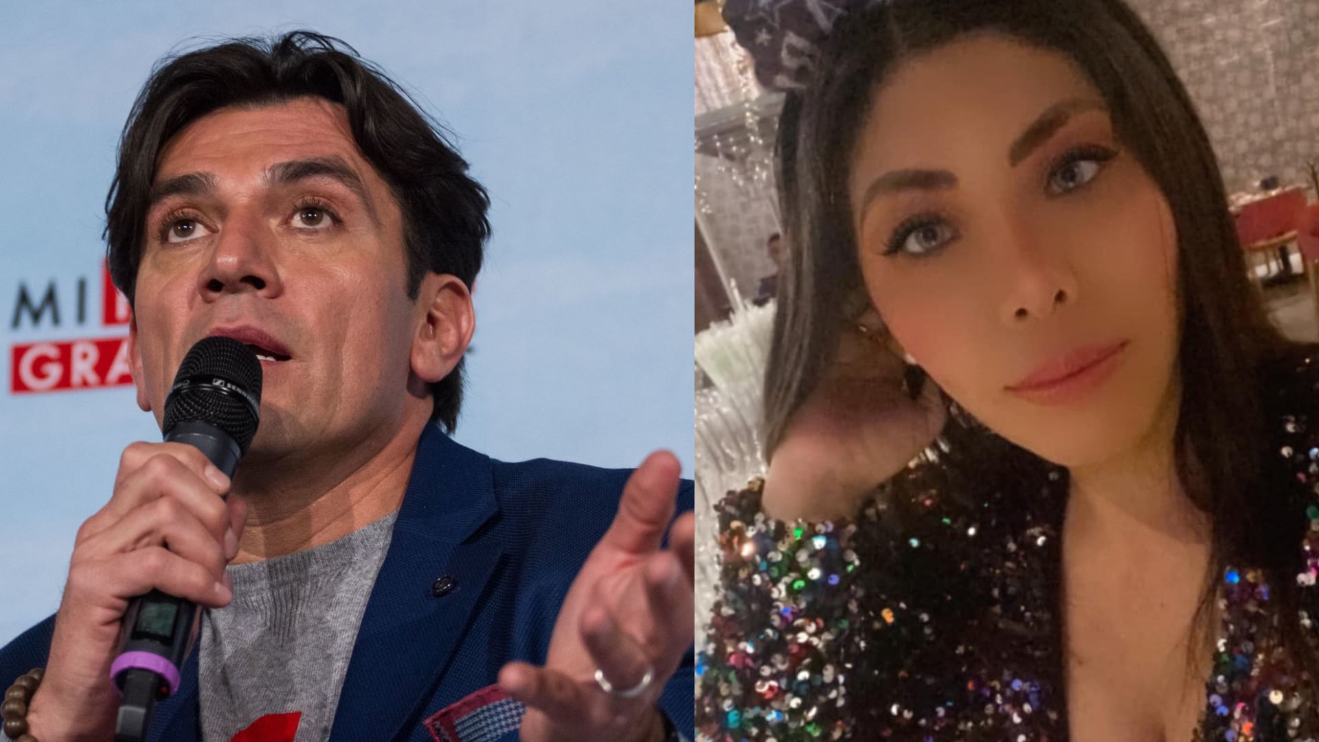 Jorge Salinas y Anna Paula, su nutrióloga.