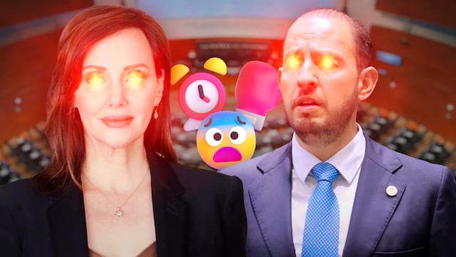 La pelea entre Lilly Téllez, Marko Cortés y senadores de Morena obligó a un receso en el Senado.