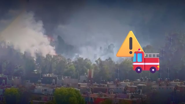 Incendio cerca de Galerías Atizapán genera movilización en Edomex