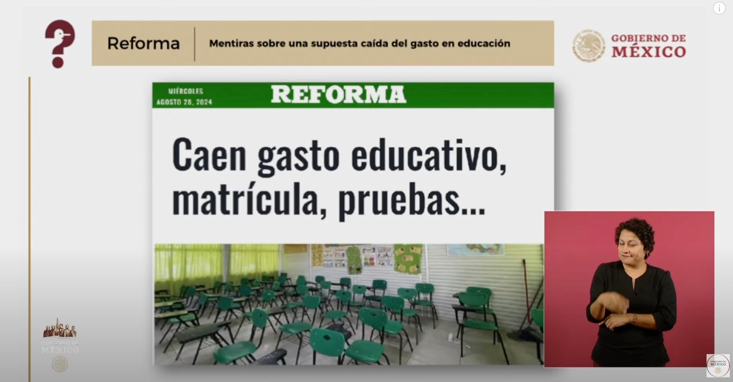 Mentiras de la semana transmitidas en YouTube