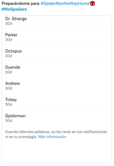 Meme contra spoilers de 'Spider-Man: No Way Home'