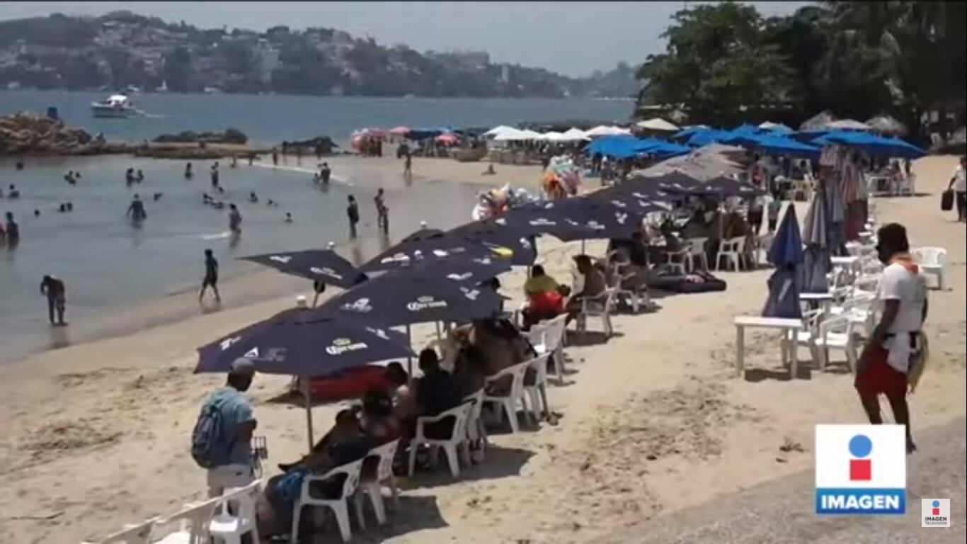 playas abarrotadas por semana santa