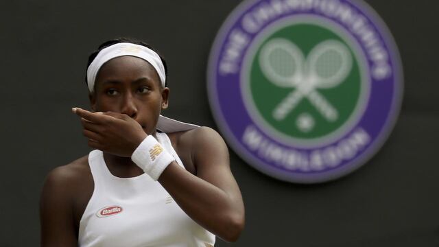 Gauff terminó su camino en Wimbledon