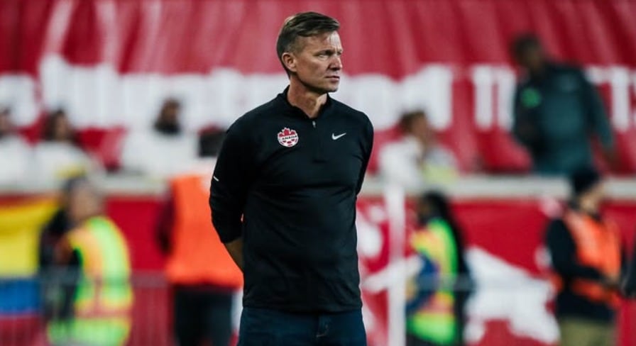 Jesse Marsch, exfutbolista y técnico estadounidense que dirige a Canadá.