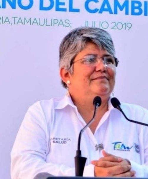 Gloria de Jesús Molina Gamboa, secretaria de Salud de Tamaulipas 2017-2022
