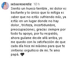 Sebastián Resendiz, reportero de Hoy, está de luto por la muerte de su papá.