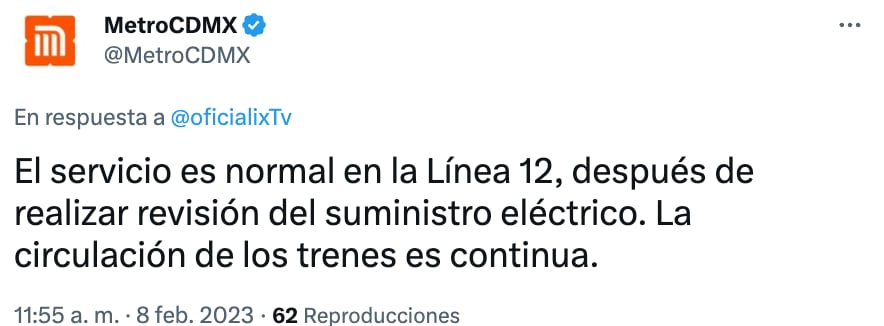 Línea 12 del Metro CDMX