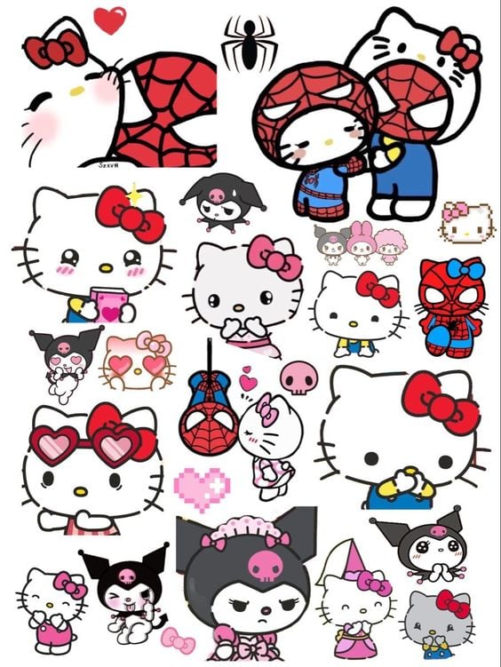 Stickers de Hello Kitty