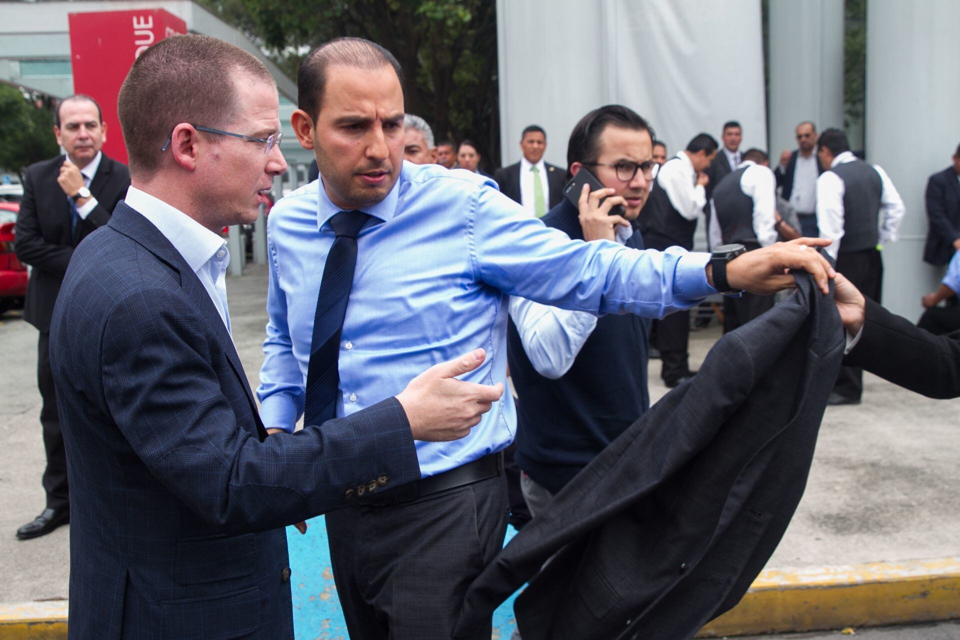 Ricardo Anaya y Marko Cortés