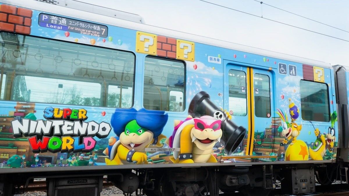 Tren temático de 'Super Nintendo World'