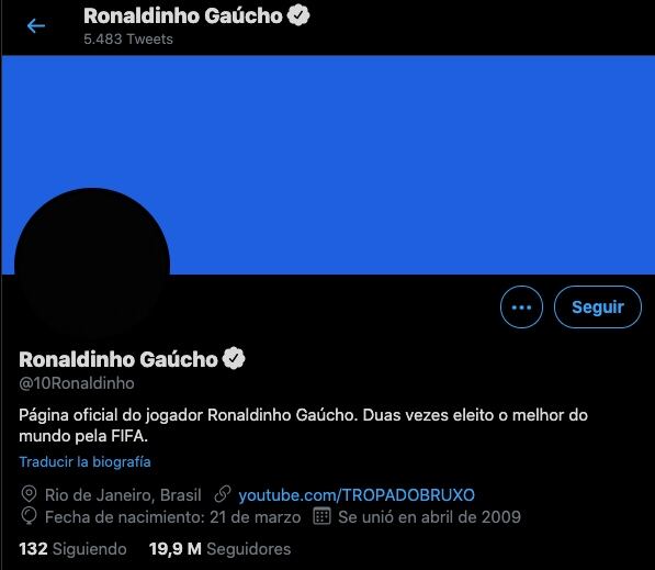 Twitter Ronaldinho
