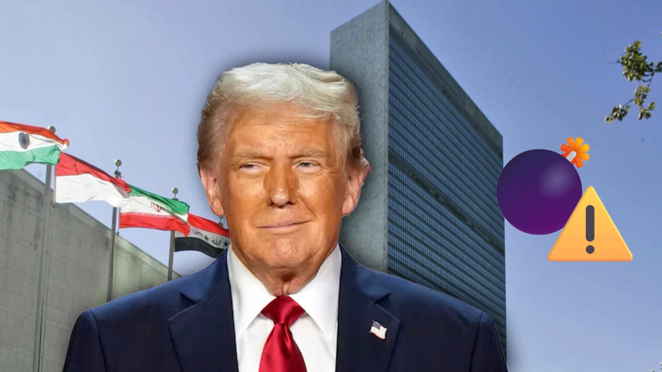 Alerta en la ONU: paquete sospechoso moviliza a elementos antibombas y evacúan a Trump