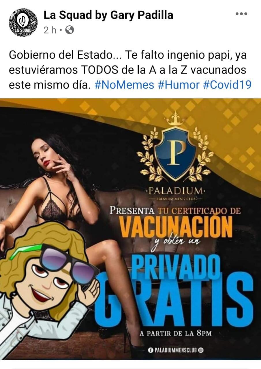 Publicación de Facebook