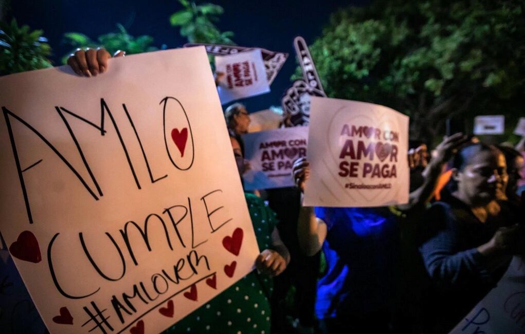 Apoyo a AMLO en Sinaloa