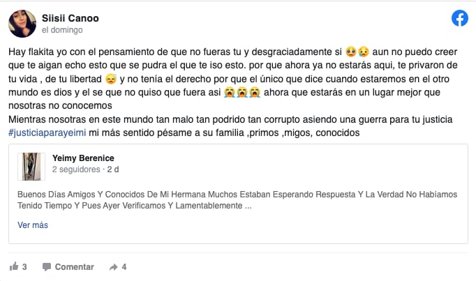 Feminicidio de Yeimy Berenice en Mérida, Yucatán causa conmoción