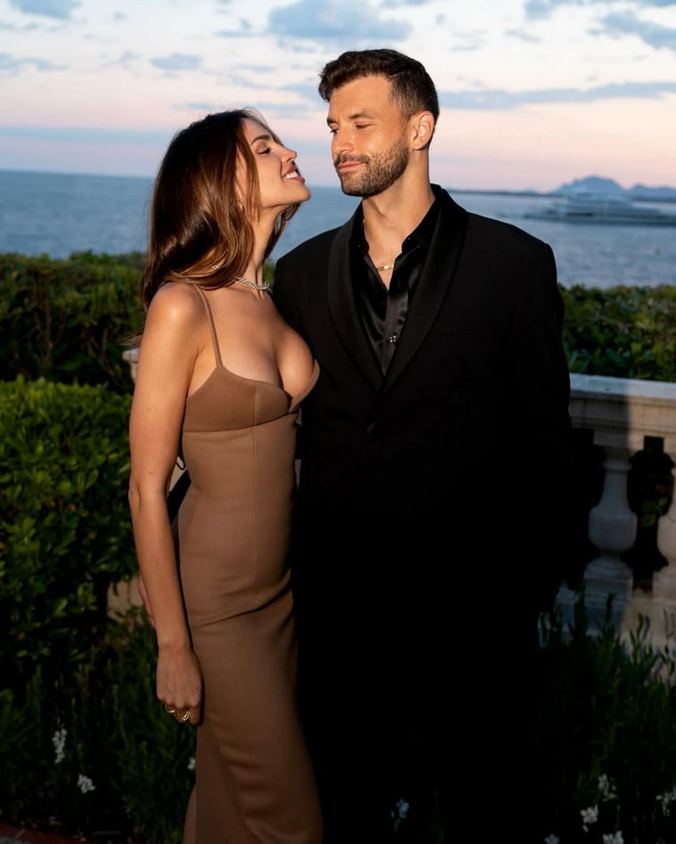 Eiza González junto a su novio Grigor Dimitrov