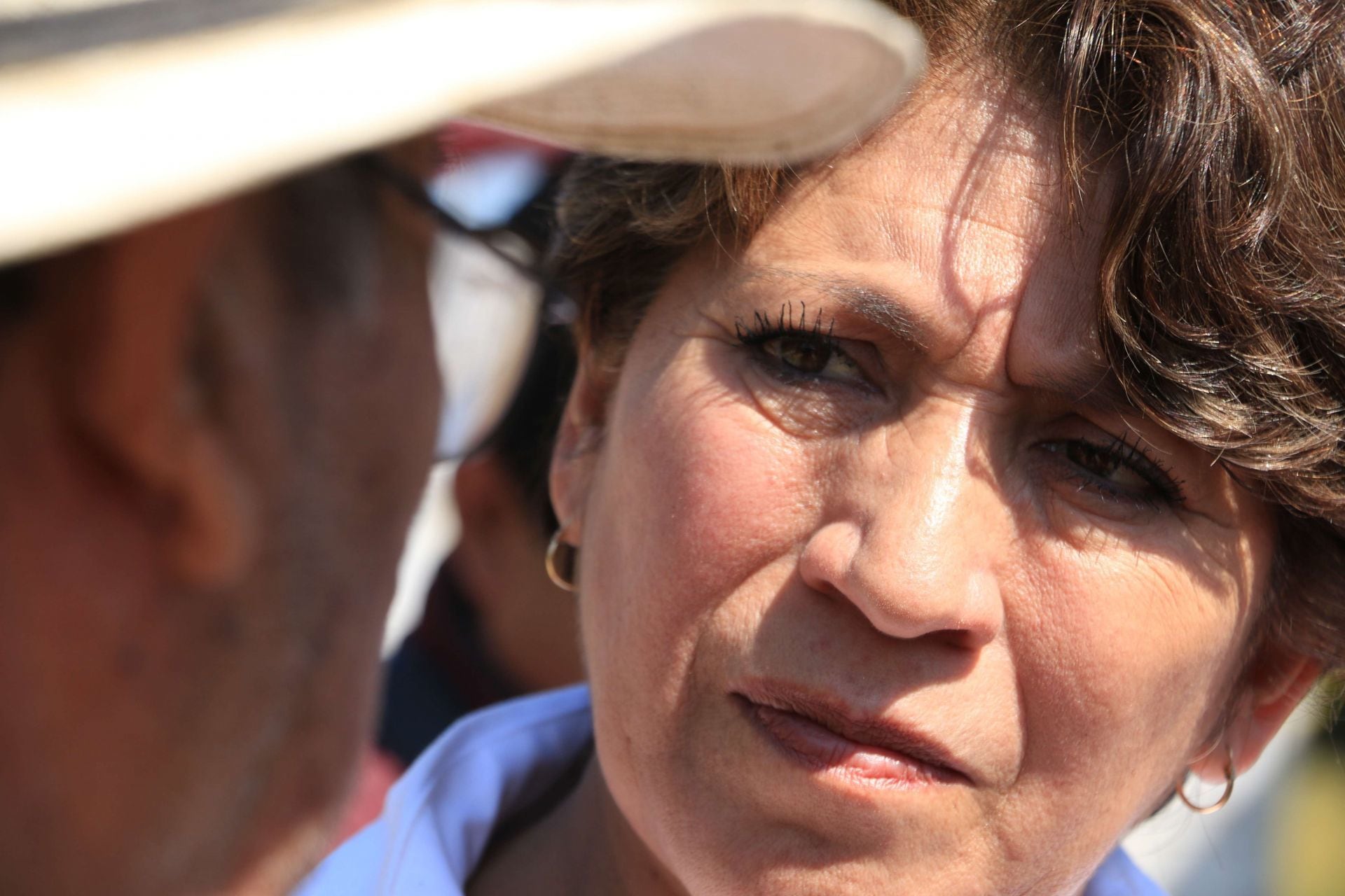 Delfina Gómez en Nopaltepec, Estado de México