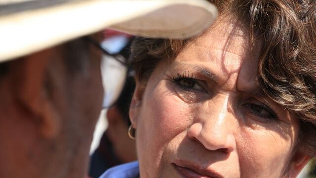 Delfina Gómez en Nopaltepec, Estado de México