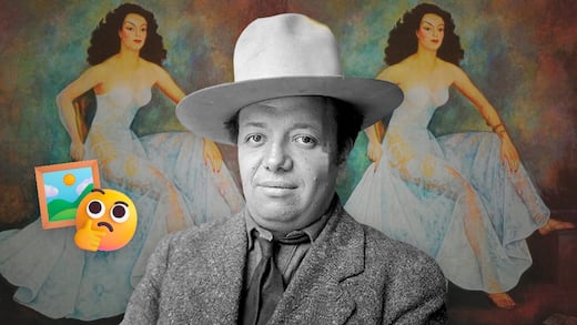 Revelan dónde está el cuadro que Diego Rivera pintó a María Félix