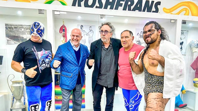 Tim Burton en Arena México