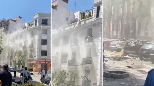 Explosión de un edificio en España