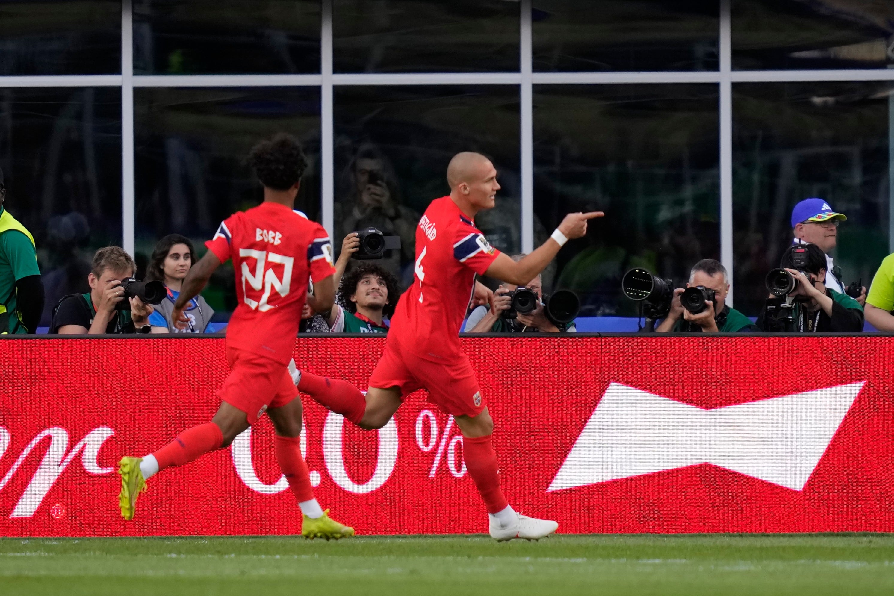 Leo Oestigard anotó el tercer gol en la victoria de Noruega en el Mundial 2026.