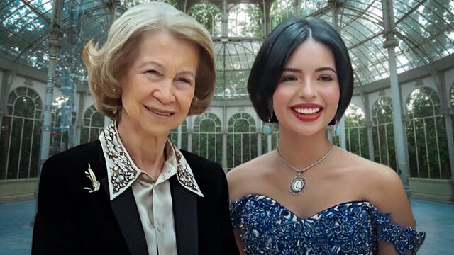Ángela Aguilar y Sofía de Grecia, reina madre de España