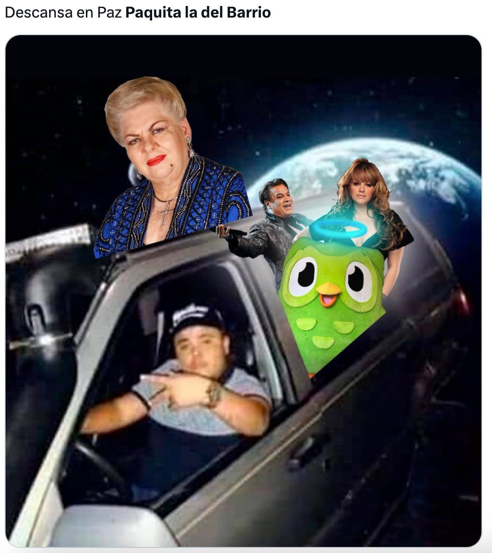 Memes despiden a Paquita la del Barrio