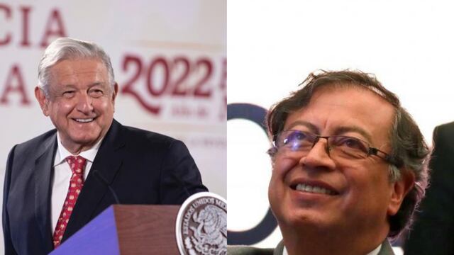 AMLO y Gustavo Petro, presidente electo de Colombia