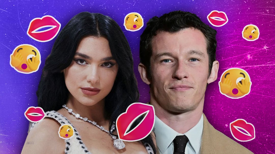 Cachan a Dua Lipa besándose con Callum Turner