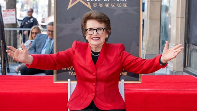 Billie Jean King, ex tenista de Estados Unidos