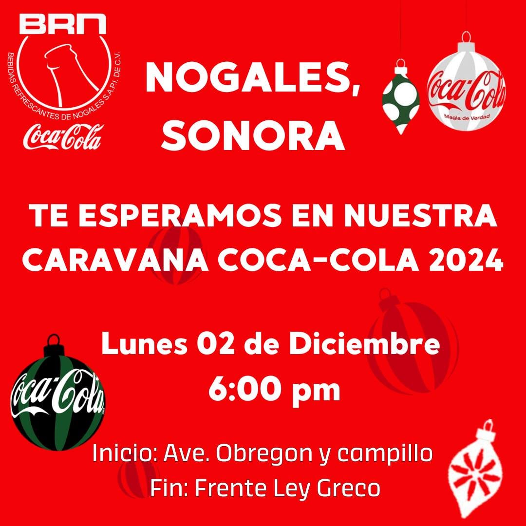Caravana Coca-Cola Nogales 2024.
