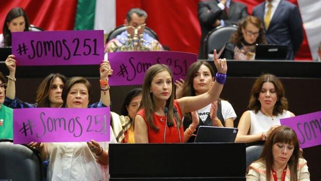 Toma de tribuna de las diputadas de Movimiento Ciudadano; pidieron "romper el pacto" y proceder a favor del desafuero a Cuauhtémoc Blanco