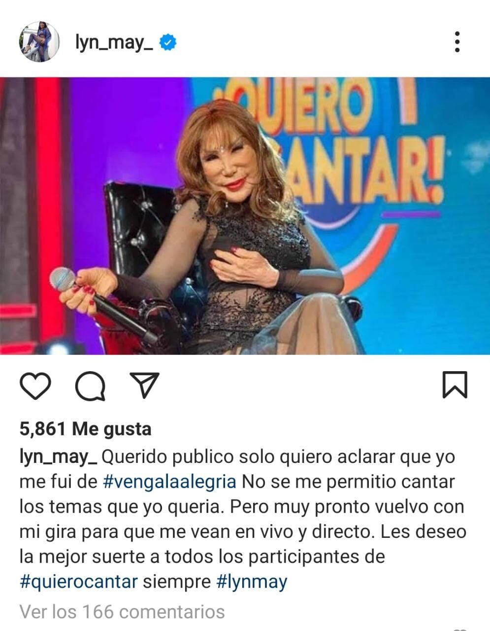 Publicación de Instagram