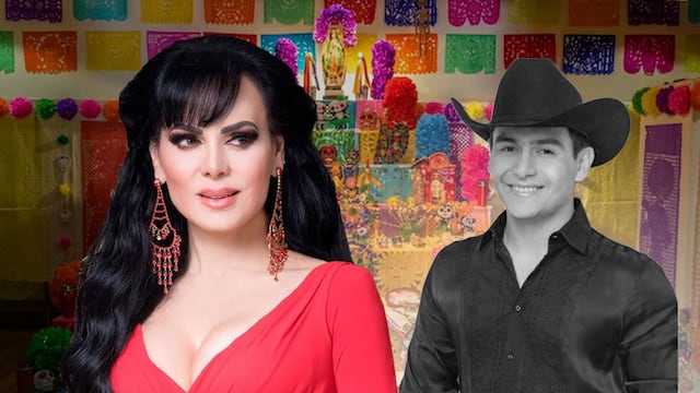 Maribel Guardia ve por primera vez a Julián Figueroa en una ofrenda de Día de Muertos