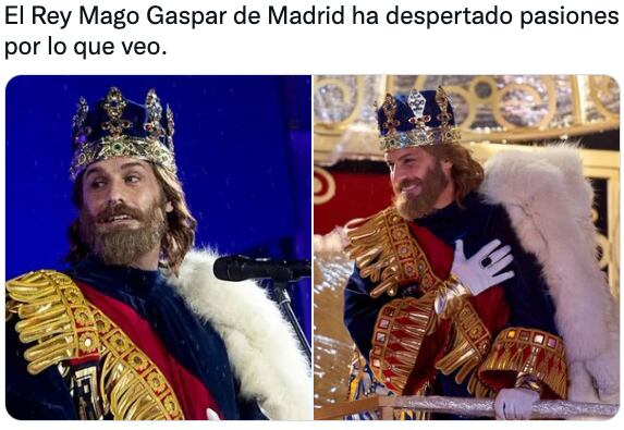 El Rey Mago Gaspar rompe corazones tras su participación en la Cabalgata de Reyes Magos 2023