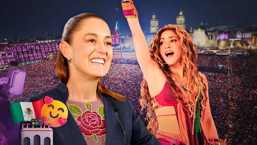 Sheinbaum elogia concierto de Shakira en el Zócalo de CDMX