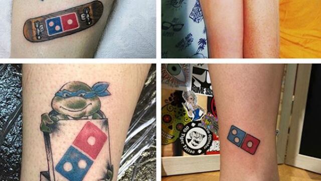 Tatuajes de Domino's.