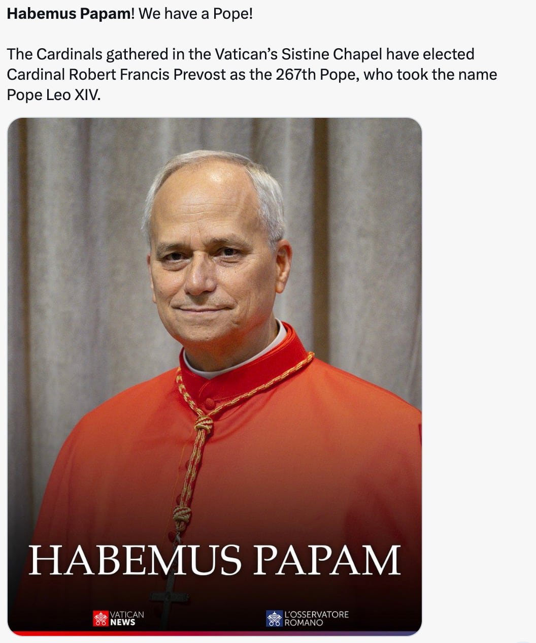Los memes del Habemus papam tras la elección del nuevo papa