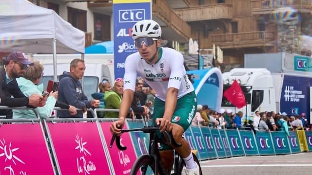 Ciclista mexicano Michael Zárate es operado tras caída en Italia