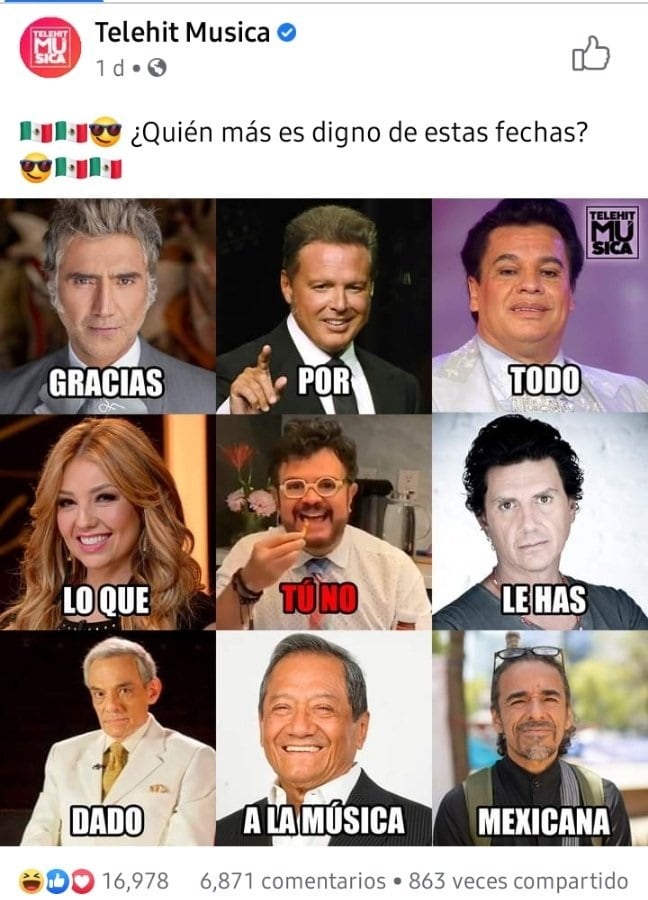 Telehit crea meme a Aleks Syntek.