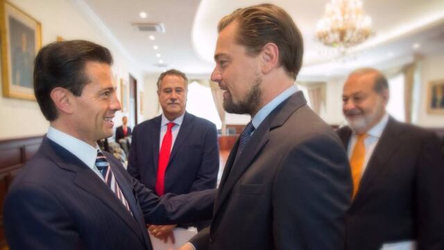 Enrique Peña Nieto se reúne con Leonardo DiCaprio