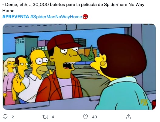 Reventa boletos Spider-Man