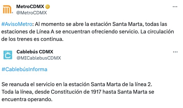 Reanudan servicio en estaciones del Metro y Cablebús tras explosión en Puente la Concordia