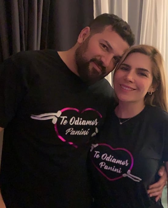 Karla Panini y Américo Garza