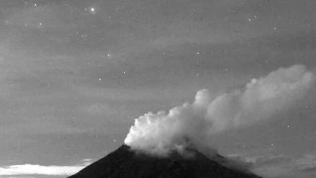 Volcán Popocatépetl el 29 de junio