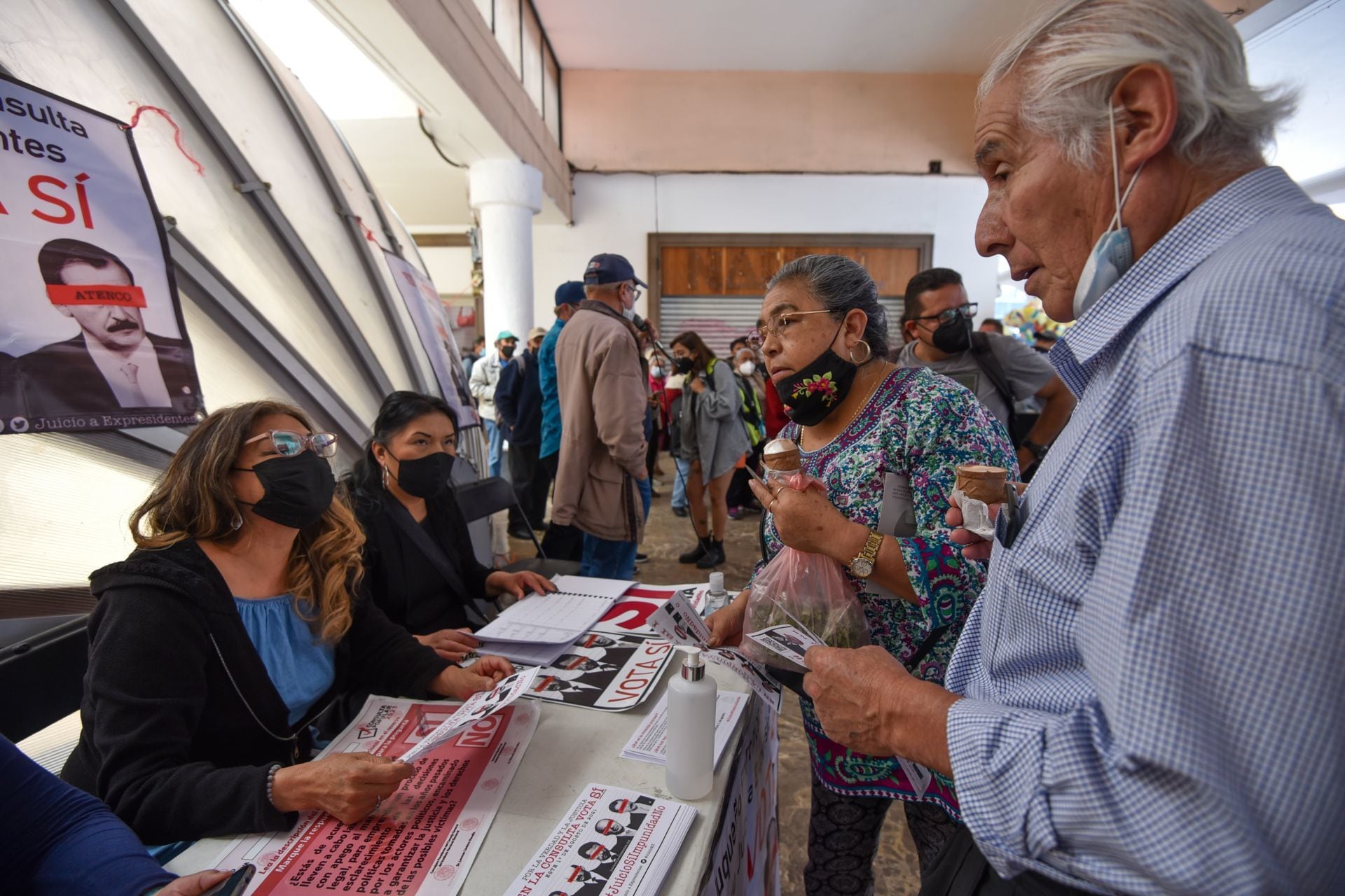 Brigadas de información sobre la consulta popular 2021