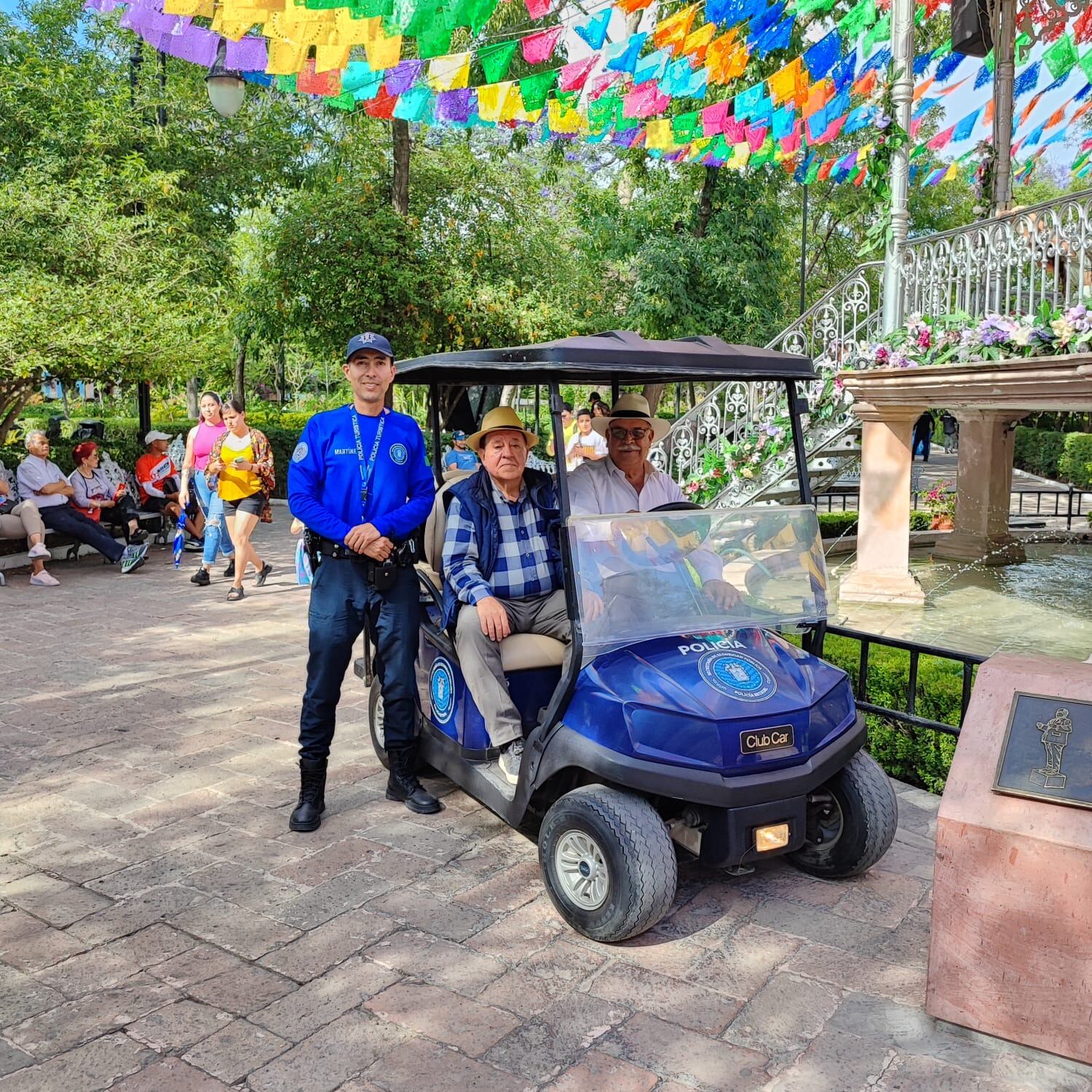 Policía Turística, presenta en la Feria Nacional de San Marcos 2024