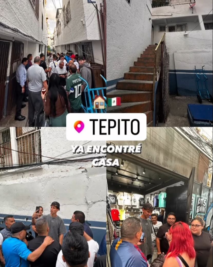 Igor Lichnovsky compartió su visita a Tepito a través de redes sociales.